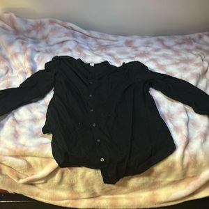 black blouse from old navy